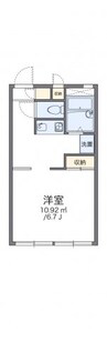 レオパレスヴェルドミールＭＩＫＩ 1Kの間取り