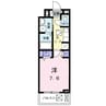 東手城町３丁目アパート 1Kの間取り