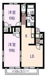 メモリーズホームA 2LDKの間取り
