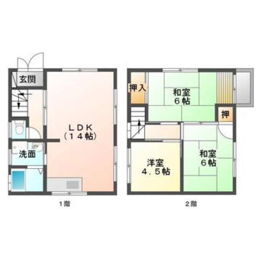 間取図 桜馬場戸建