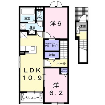 間取図 ライフランドＤ