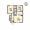 Ｃａｓａ　Ｂｒｏｔｅ　Ｂ棟 2LDKの間取り