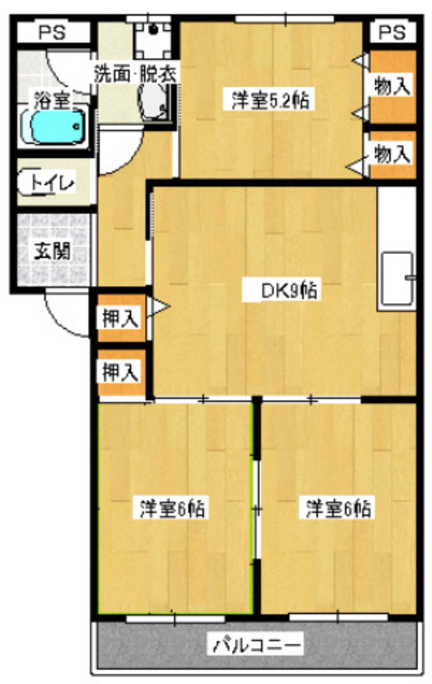 間取図 サン・オーレみち