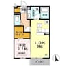 ヴィオラ 1LDKの間取り