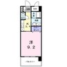 ベルマーレ 1Kの間取り