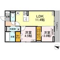ラ・ヴィータの間取図
