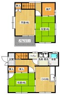 河村住宅の間取図