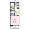 リベラシオンⅢＢ 1Kの間取り