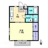 コンフォート城見 1Kの間取り