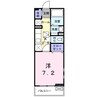 リベラシオンⅢＢ 1Kの間取り