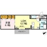 M-Base　Honjo　Kita 1LDKの間取り