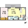 M-Base　Honjo　Kita 1LDKの間取り