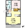 M-Base　Honjo　Kita 1LDKの間取り