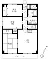 鷹取プレイス 3LDKの間取り