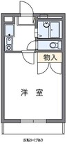 ラポルテ 1Kの間取り