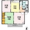 プレジールムラカミ 3DKの間取り