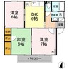 プレジールムラカミ 3DKの間取り
