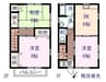岡田アパートA 3DKの間取り
