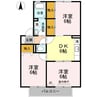 サンコート橋塚 3DKの間取り