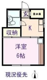 ＯＤｙビル 1Kの間取り
