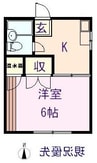 ＯＤｙビル 1Kの間取り