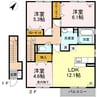 フォレスタ・エイトⅡ 3LDKの間取り