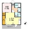 カーサヴェンティ 1LDKの間取り