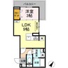 D-residence多治米東N 1LDKの間取り