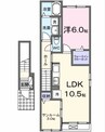 クルールピット　高須 1LDKの間取り