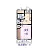 ダイヤコート新浜Ⅱ 1Kの間取り