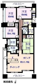 ランドクオーレ東尾道駅前の間取図