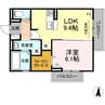 グレイス・ヴィラ 1LDKの間取り