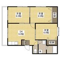 リバーコートカドヤの間取図