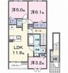 アルス・リガーレ 3LDKの間取り