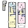 プリムローズＨＢ 2LDKの間取り