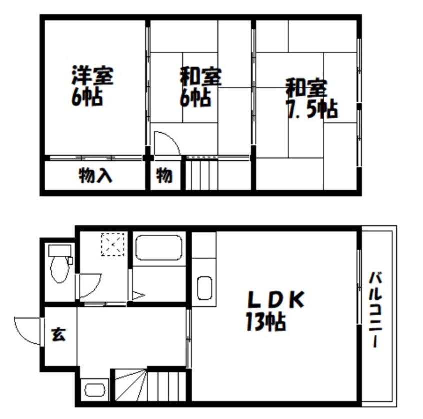 間取図 レイクス本庄