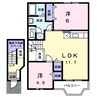 グリーン・リーフ軽井沢 2LDKの間取り