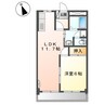 アクロス７１２２ 1LDKの間取り
