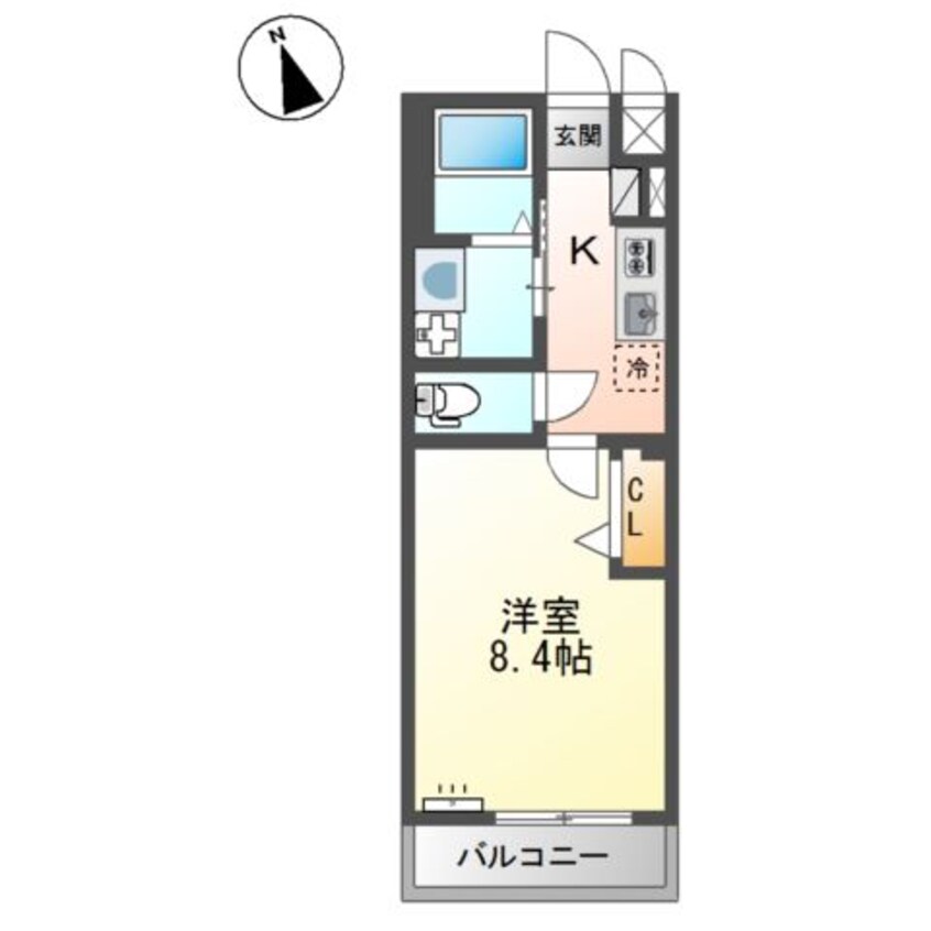 間取図 メゾン　ロゼオ　Ｓ