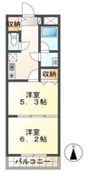 ロイヤルスミス 2Kの間取り