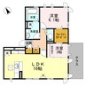 サニーハウス 2LDKの間取り