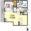 D-residence曙町1丁目の間取図