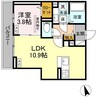 D-residence曙町1丁目 1LDKの間取り