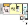 D-residence曙町1丁目 1LDKの間取り