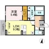 D-rooｍ城見町 1LDKの間取り