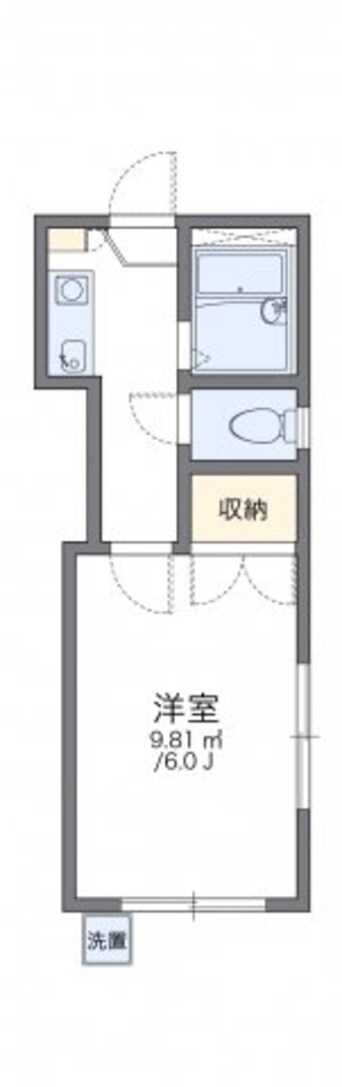 間取図 レオパレス沖野上Ｐａｒｔ２