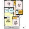 シュペリュール 3LDKの間取り