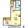 フレッチェ・ボスコⅢ 1LDKの間取り
