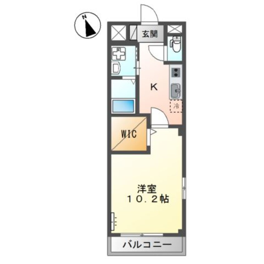 間取図 グランコスモＢ