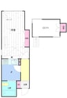 札幌市営地下鉄東西線/西２８丁目駅 徒歩7分 1階 築36年 1Kの間取り